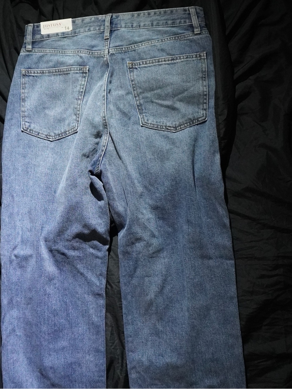 Just USA Unisex Classic Blue Denim Jeans